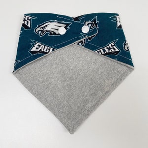 Bavoir bandana bébé fan de l'équipe de football de Philadelphie, aigles, champions du Super Bowl, garçon ou fille, réglable, bébé, tout-petit, rose, blanc image 5