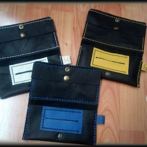 Real handmade leather holder made in Italy tobacco holder leather Pouch