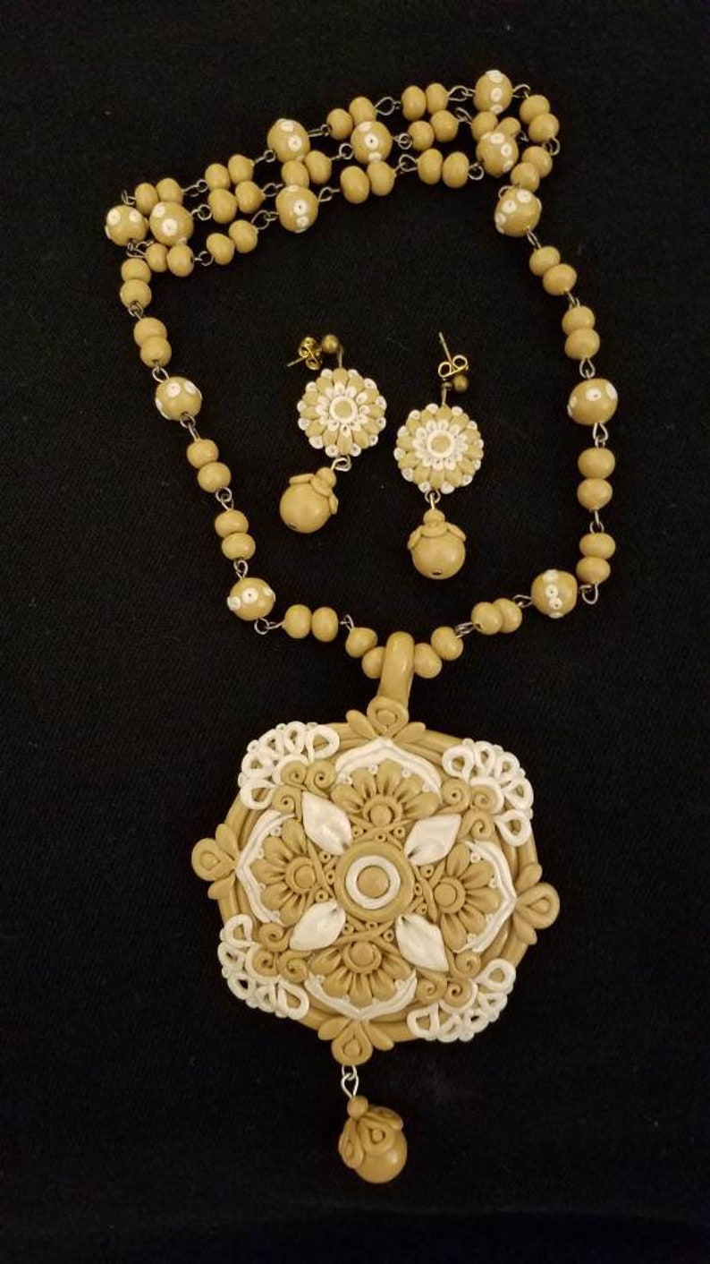 Handmade polymer clay jewelry