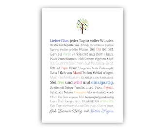 PDF baptism gift for boys gift godchild baptism personalized