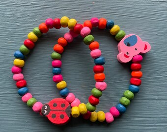 Children’s wooden bracelets