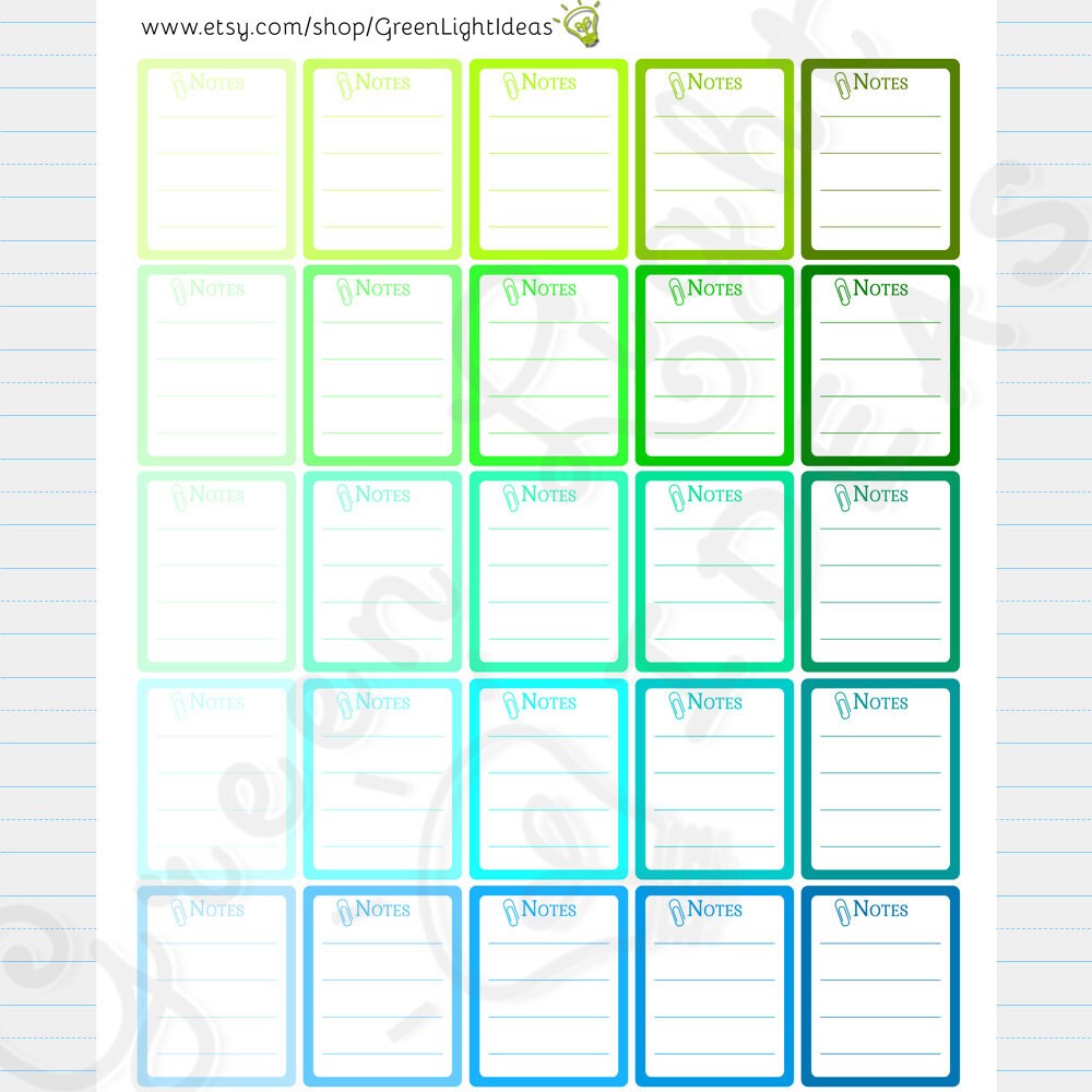 Full Box Printable Erin Condren Planner Stickers, Vertical Erin Condren ...