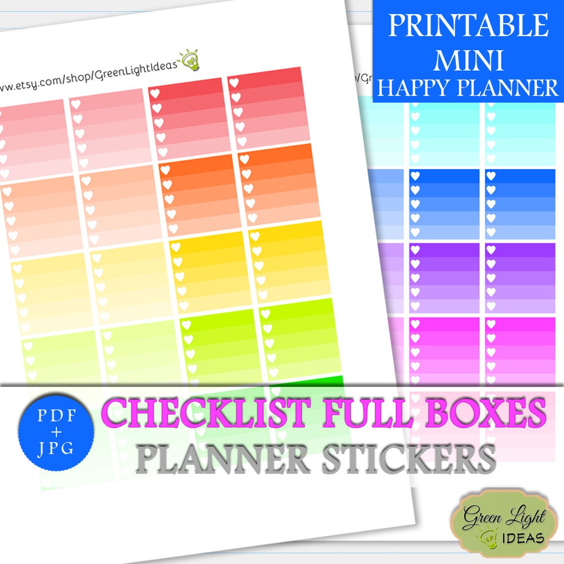 MINI Happy Planner Stickers Printable MINI Happy Planner | Etsy