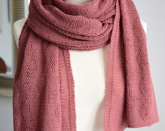 Shawl knitting pattern / Wrap knitting pattern / Downloadable knitting pattern PDF / Maye wrap