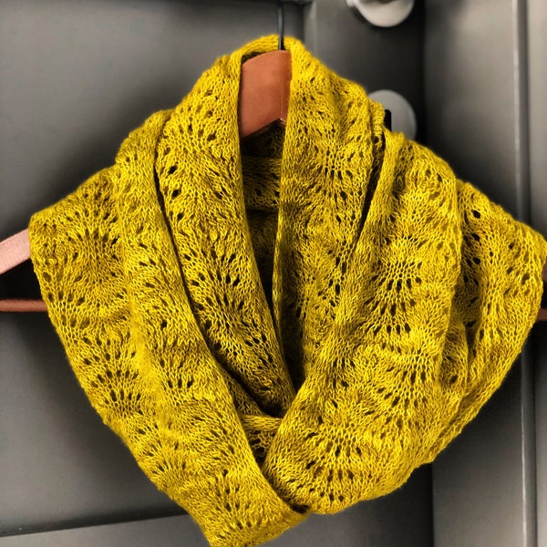Knitting pattern / Cowl knitting pattern / Downloadable knitting pattern PDF / Cowl knit pattern / Knitwear / Women accessories - Melyn cowl