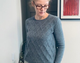 Downloadable Knitting Pattern PDF - Elva Sweater