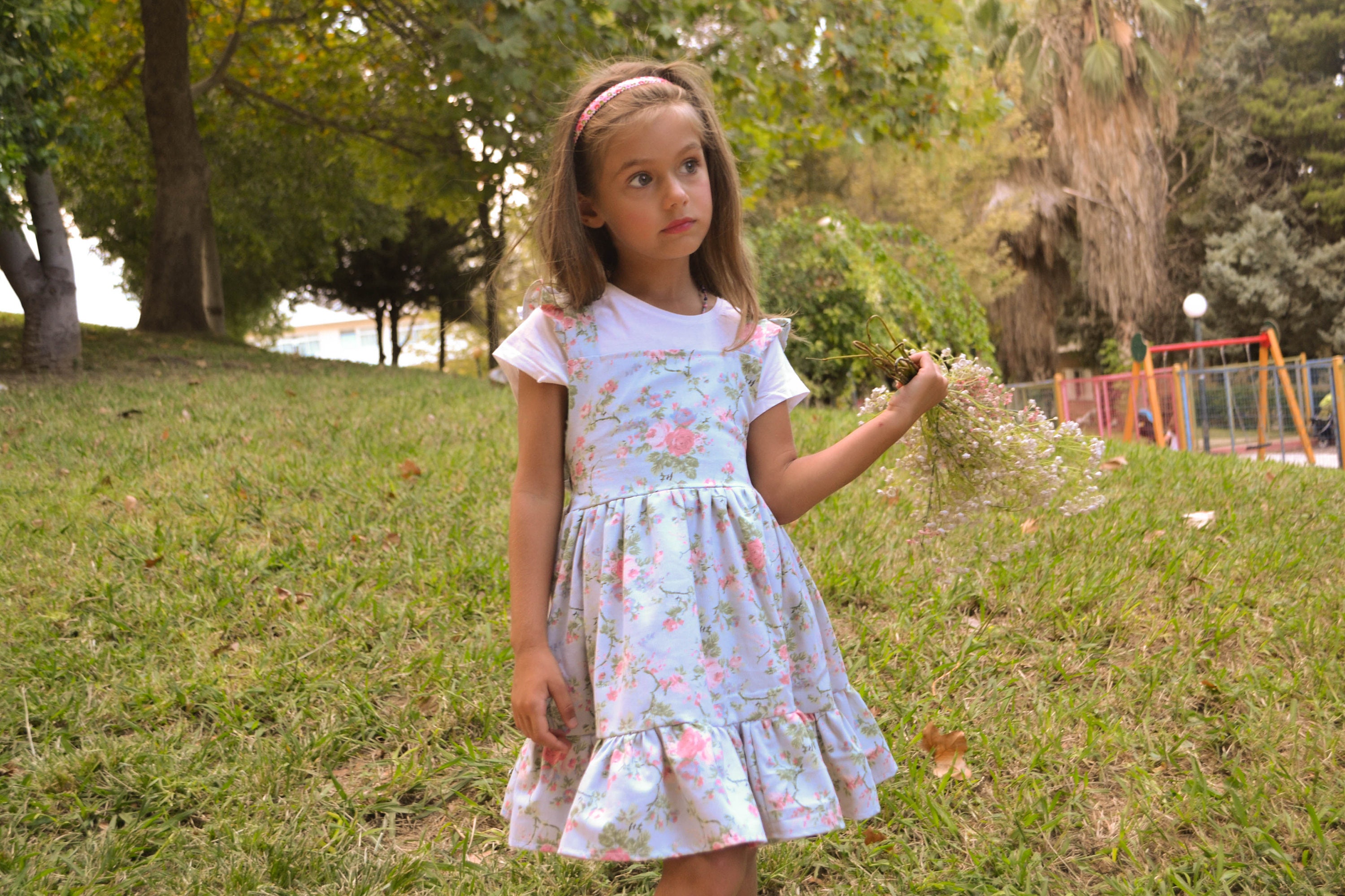 Floral Sunshine Dress Pinafore for Girls Easter Gift Ideas - Etsy