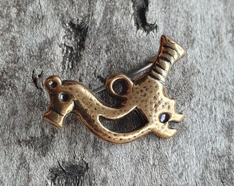 Finnish Kalevala Koru Lintunen Viking Style Bronze Brooch