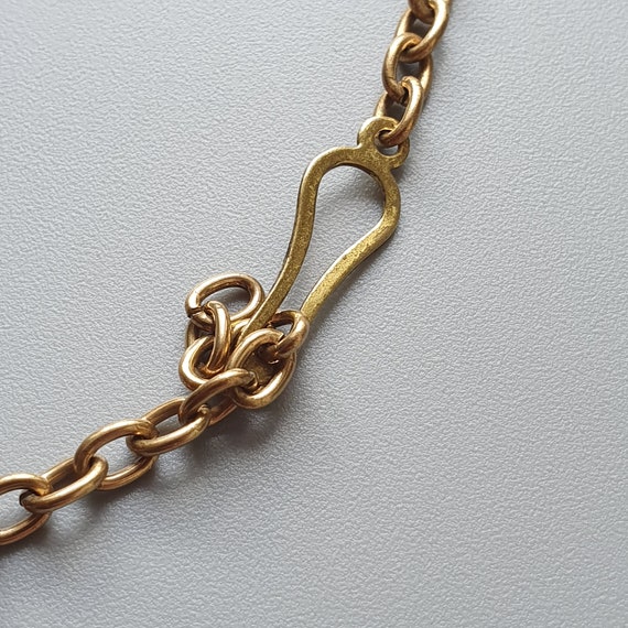 Vintage Kalevi Sara Bronze Statement Necklace Pendant… - Gem