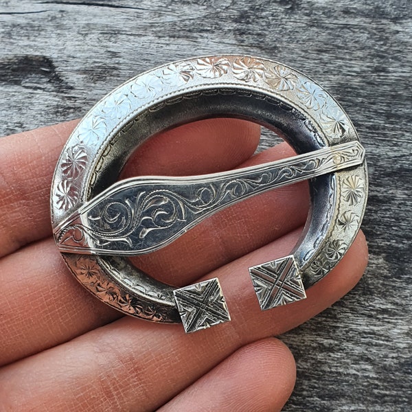 Antique Finnish Silver Brooch - Nordic 1900s - 1907 - Anders Holming