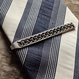 1970s Modernist Brutalist Silver Tie Clip By Finnish Pentti Sarpaneva