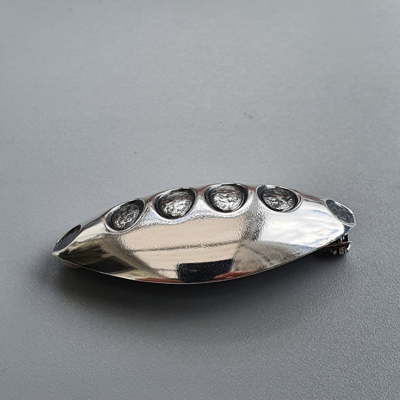 Holger Lindström Finnish Modernist Silver Brooch image 5