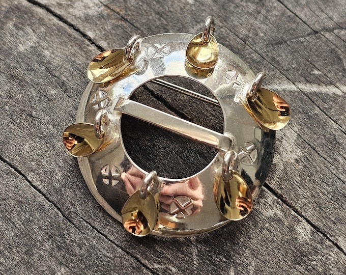 Vintage Sami Solju Brooch: Sterling Silver Finnish Risku Folk Jewelry ...