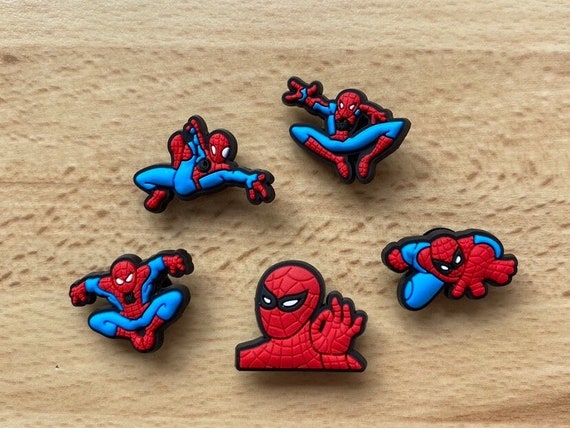 Spiderman Spidey Marvel Avengers style crocs charms shoe jibbitz superhero  croc clog charm jibbit