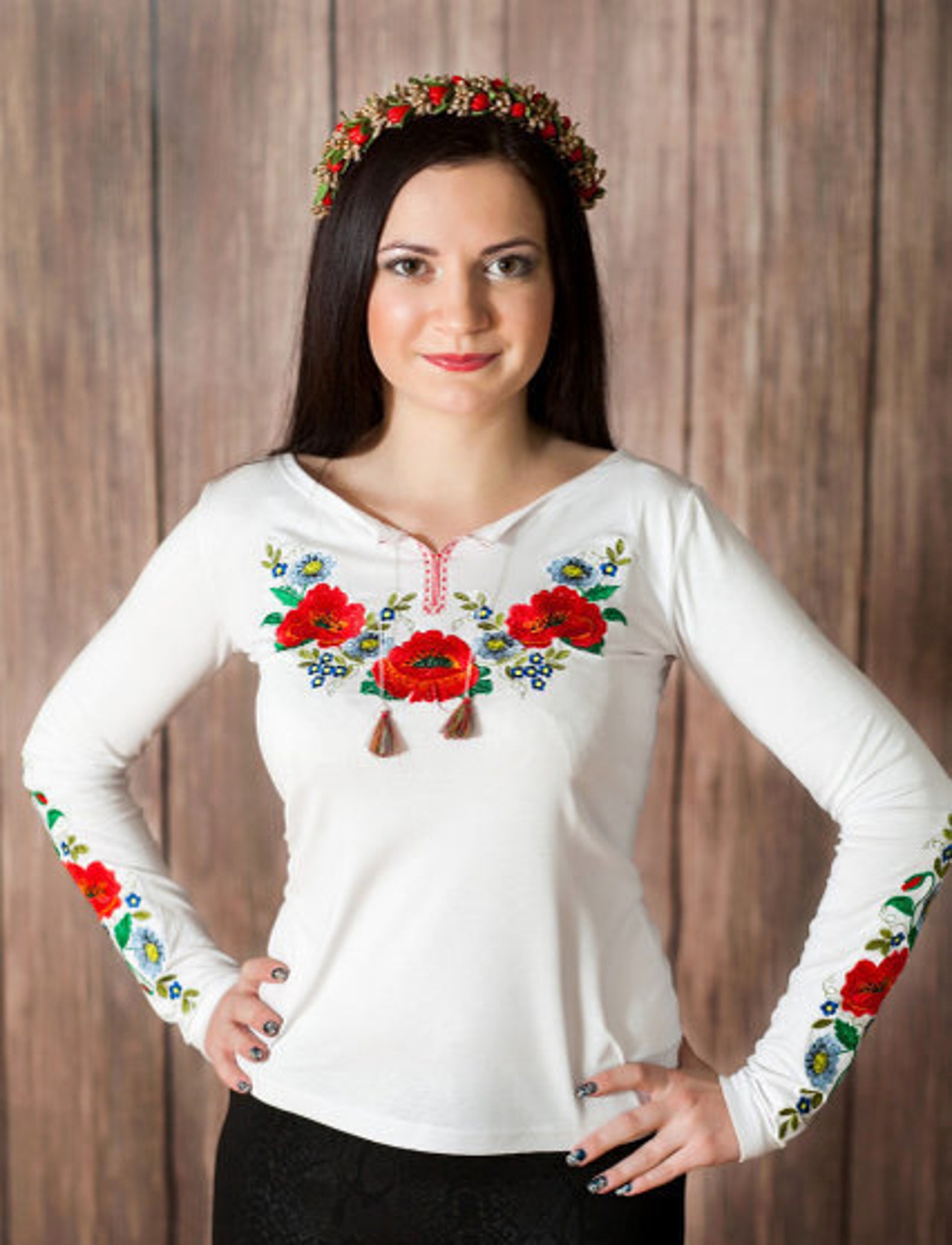 Vishivanka T-shirt Ukrainian Traditional Clothes Embroidered | Etsy