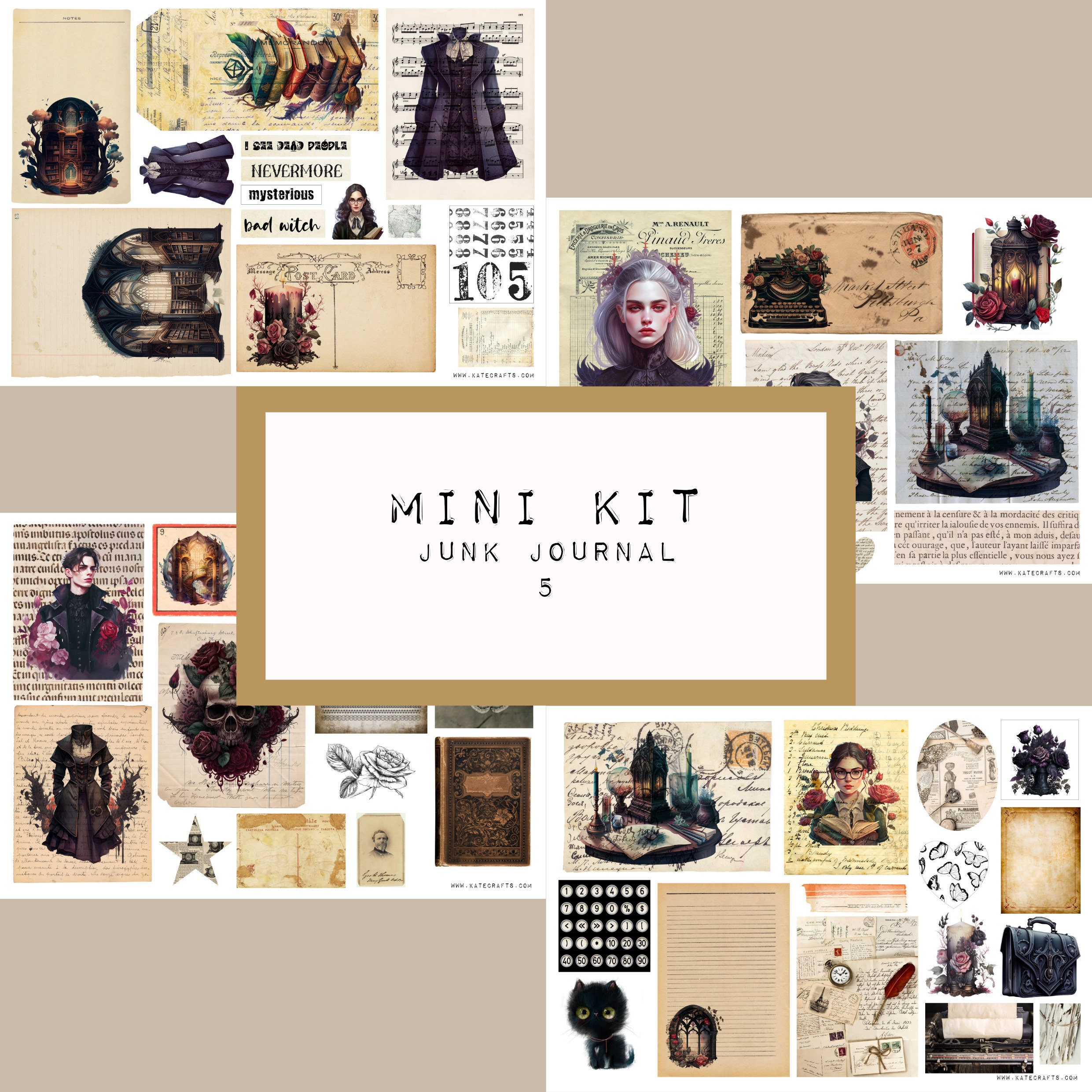 ミニキット - ジャンクジャーナル - nr5、デジタルジャンクジャーナル