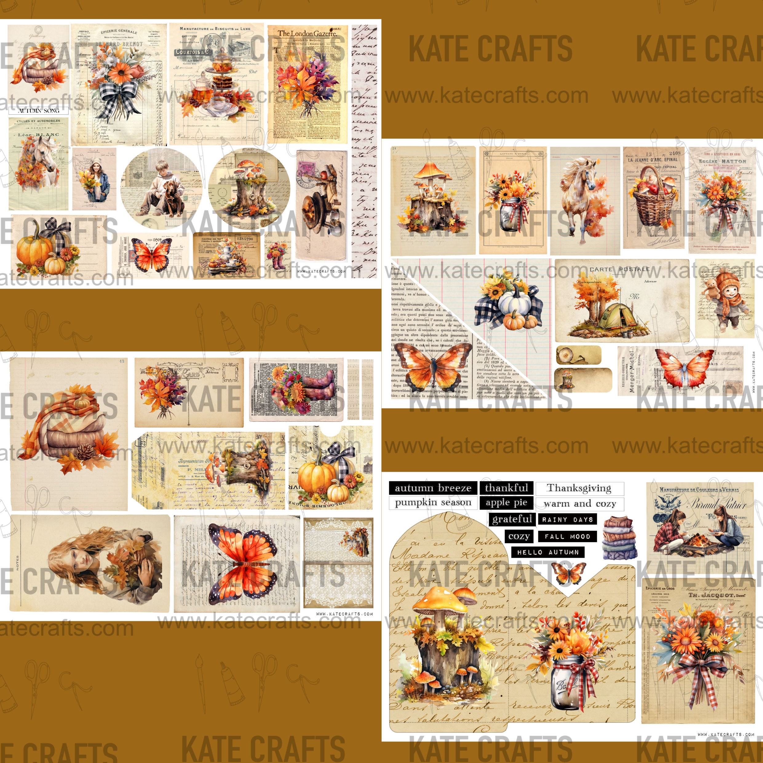 MINI KIT Junk Journal Nr16 Digital JUNK Journal - Etsy