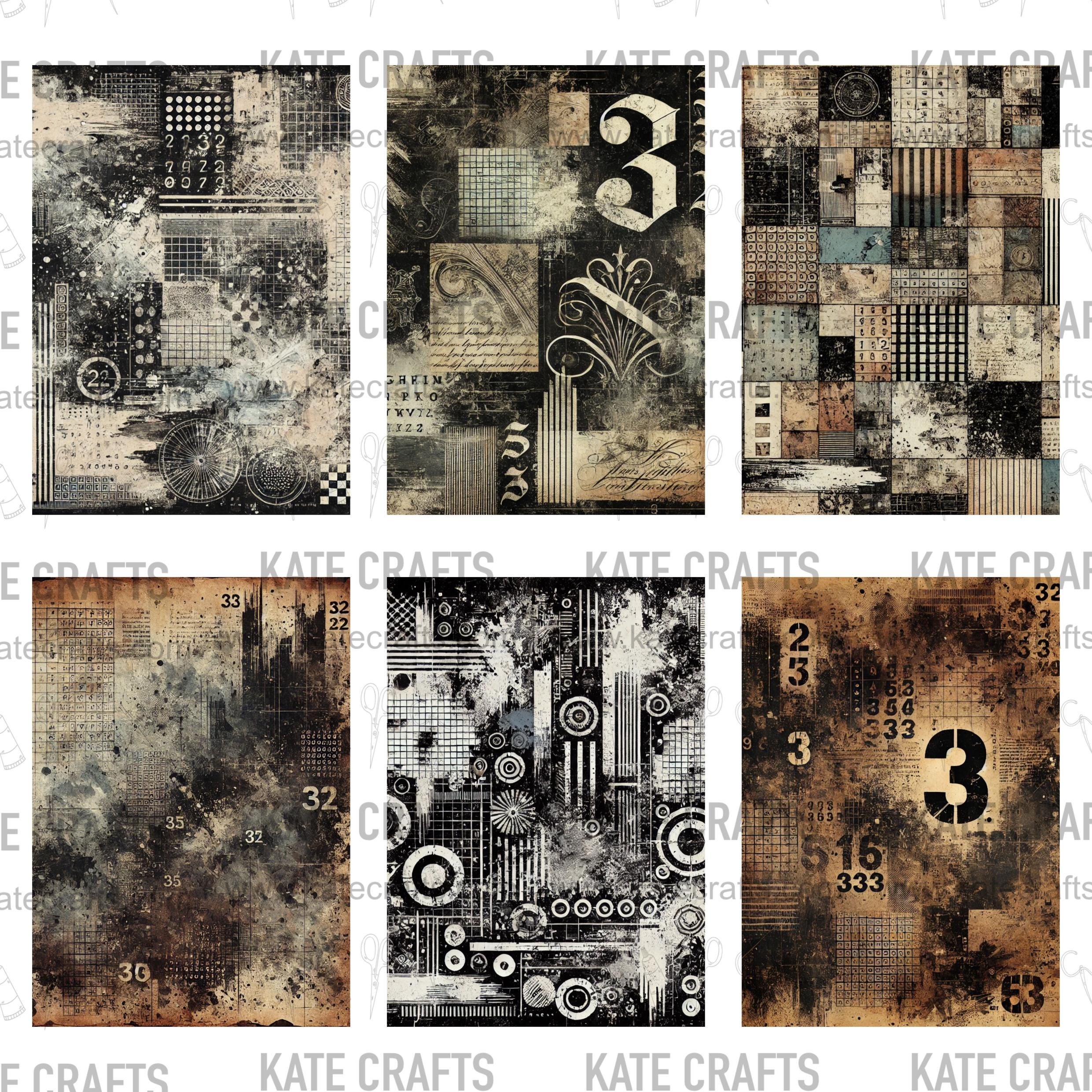 Beauty of Grunge and Rust Papers - Digital JUNK Journal Printable ...
