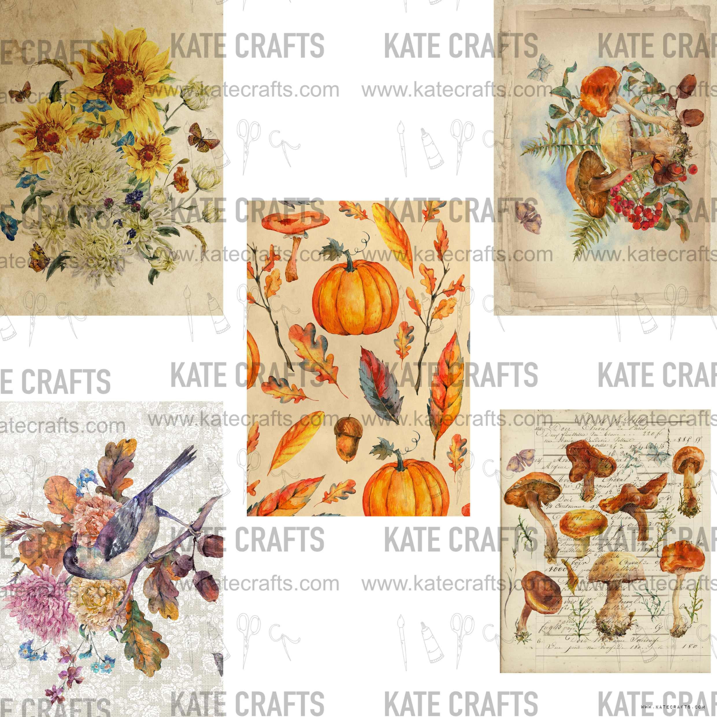 ART of AUTUMN Collection 40 Pages Digital JUNK Journal - Etsy