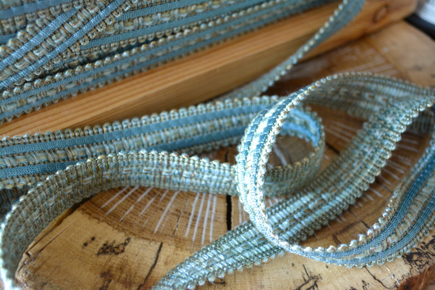 Braided Border Trim/upholstery Trim Tape/blue Trim Etsy Israel