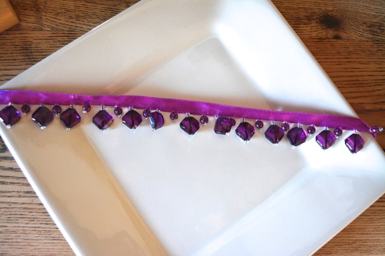 Beaded Trim by the Yard,drapery Beaded Trim,upholstery Trim Beaded Trim