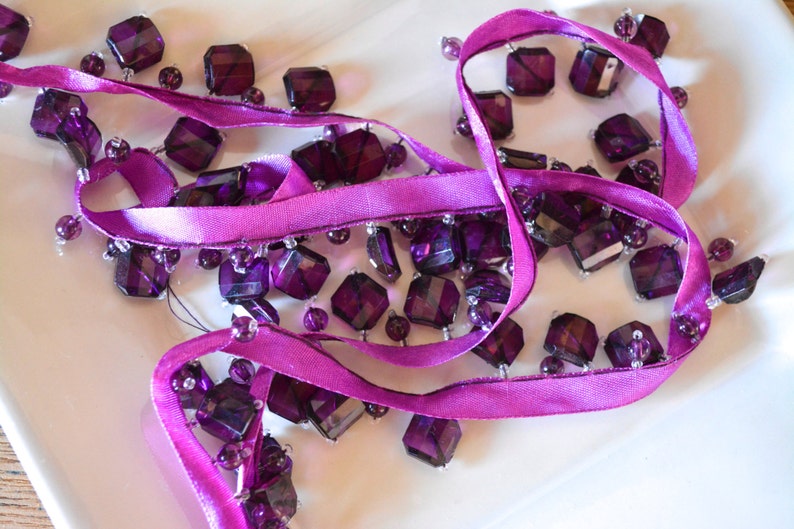 Beaded Trim by the Yard,drapery Beaded Trim,upholstery Trim Beaded Trim