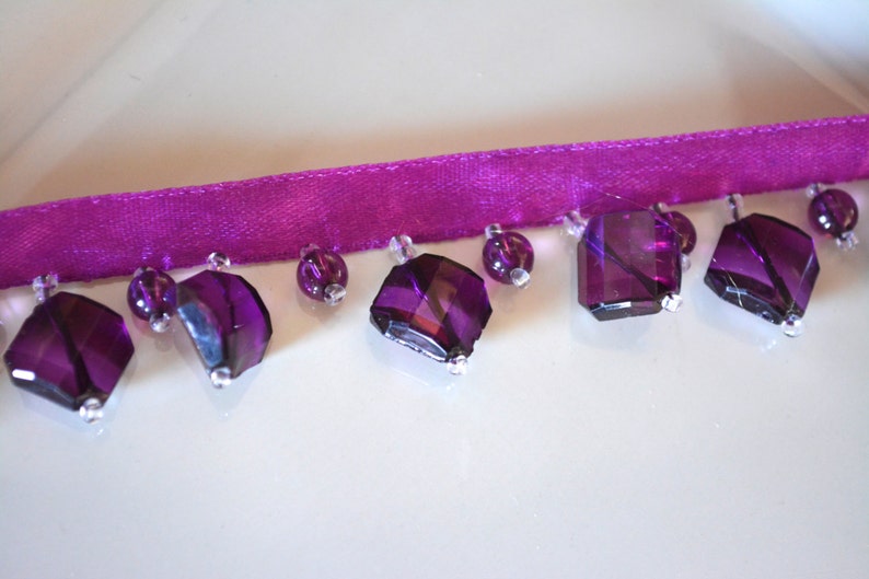 Beaded Trim by the Yard,drapery Beaded Trim,upholstery Trim Beaded Trim