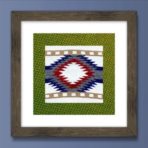 Handmade Woven Wall Hanging gift geometric folk Textile Art Boho Decor, Vintage Tapestry for Farmhouse Decor & Folk Art Wall Tapestry