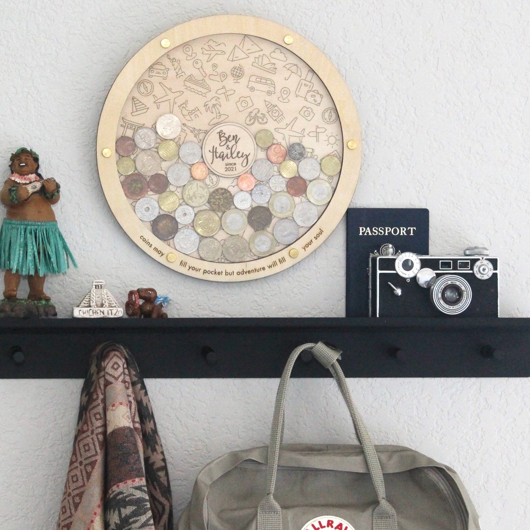 Personalized Coin Holder Travel Gift Travel Money Holder 5th