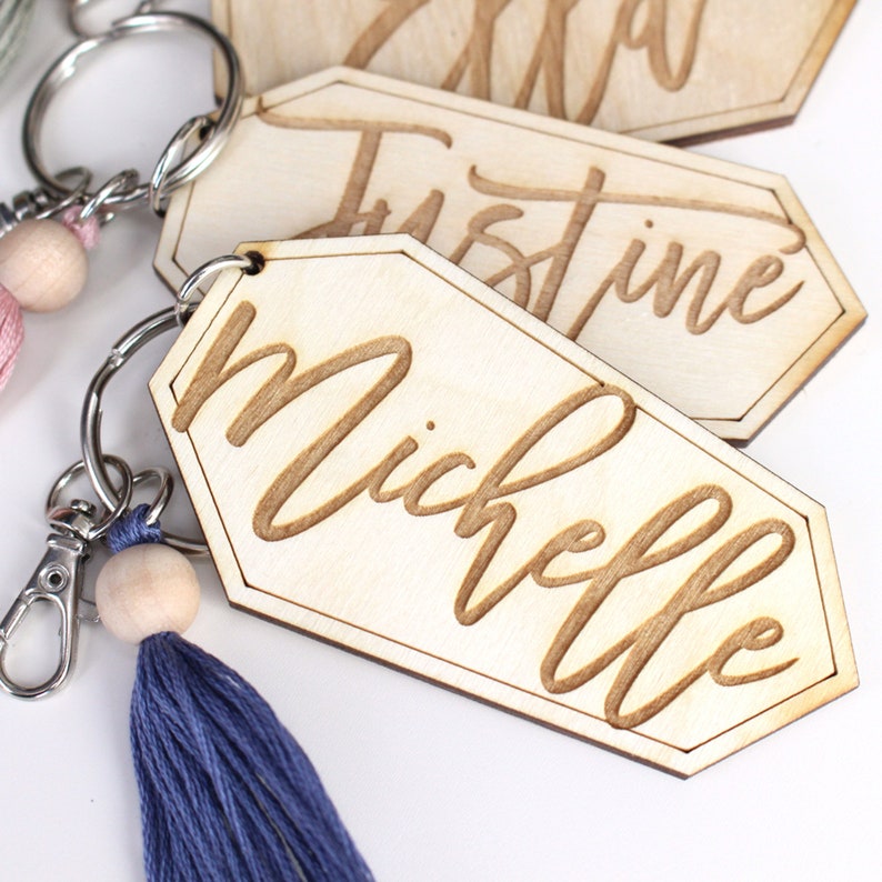 Personalized Keychain Bridesmaid Wedding Party Gift Key Etsy