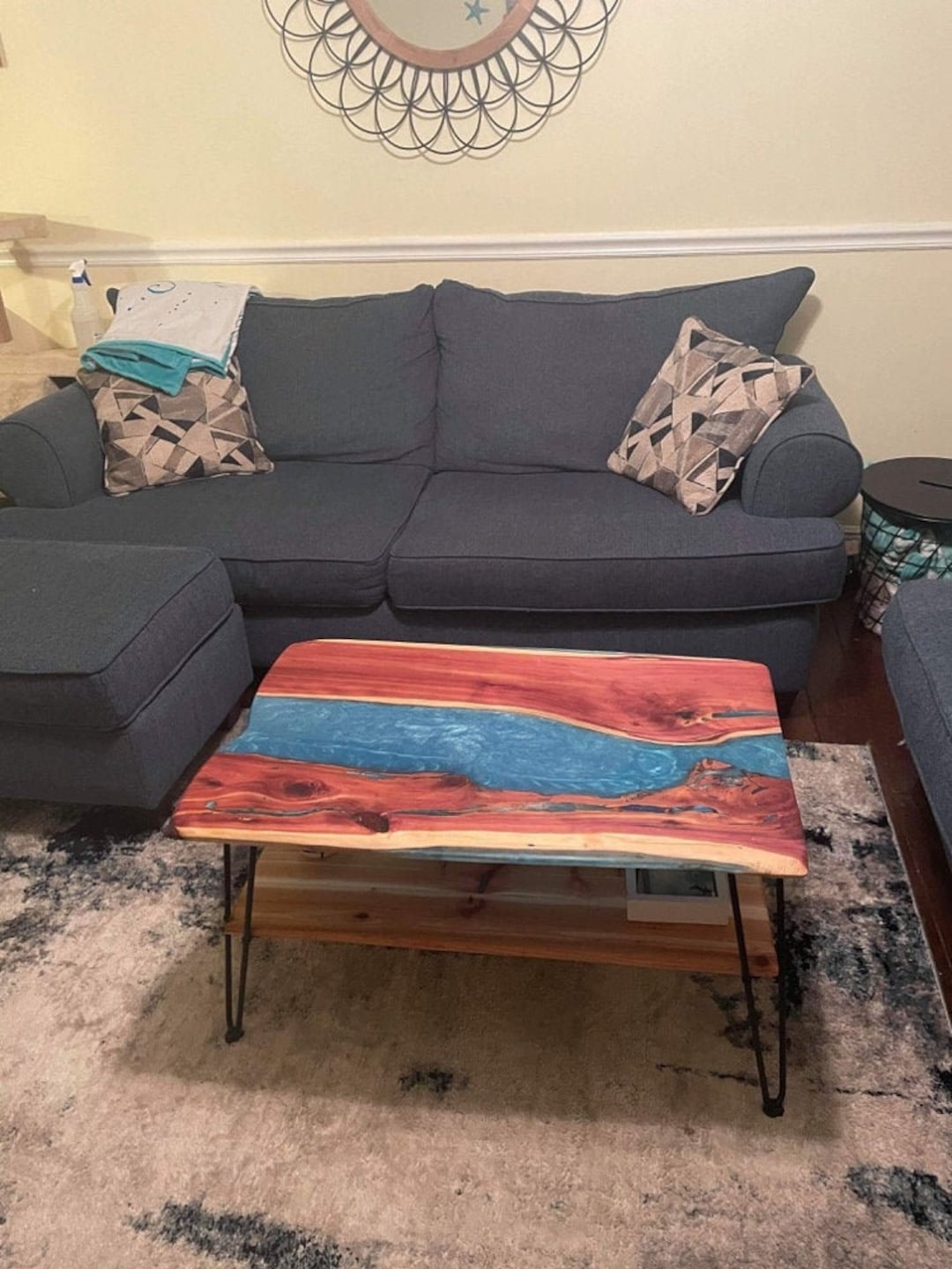 Epoxy Wood Coffee Table Custom Made - Etsy