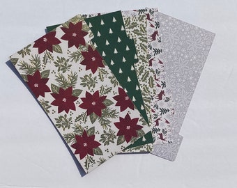 Poinsettias / Conjunto de 5 Divisores Planificador / Envío Gratis