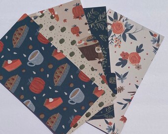 Especia de calabaza / Conjunto de 5 divisores de planificador / Envío gratis