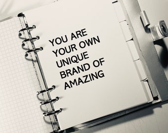 Motivación / Conjunto de 6 divisores de planificador / Envío gratuito