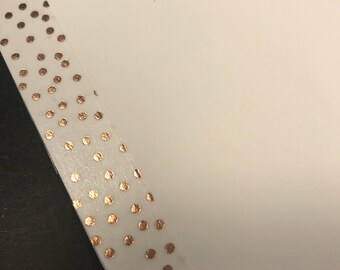 Puntos de oro rosa mínimo / Conjunto de 5 divisores de planificador