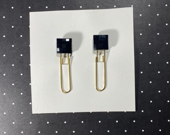 Clips mínimos de papel negro