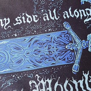 Bloodborne Moonlight Sword Ludwig Accursed Sew-On Patch: Pearlescent Blue image 5