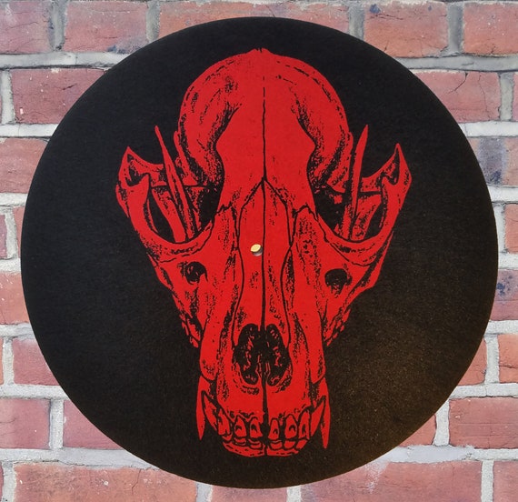 SLIPMAT low static Filz Waschbär Totenkopf Gold Weiß oder Etsy