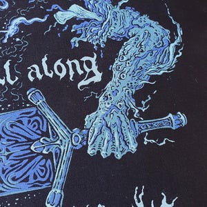 Bloodborne Moonlight Sword Ludwig Accursed Sew-On Patch: Pearlescent Blue image 6