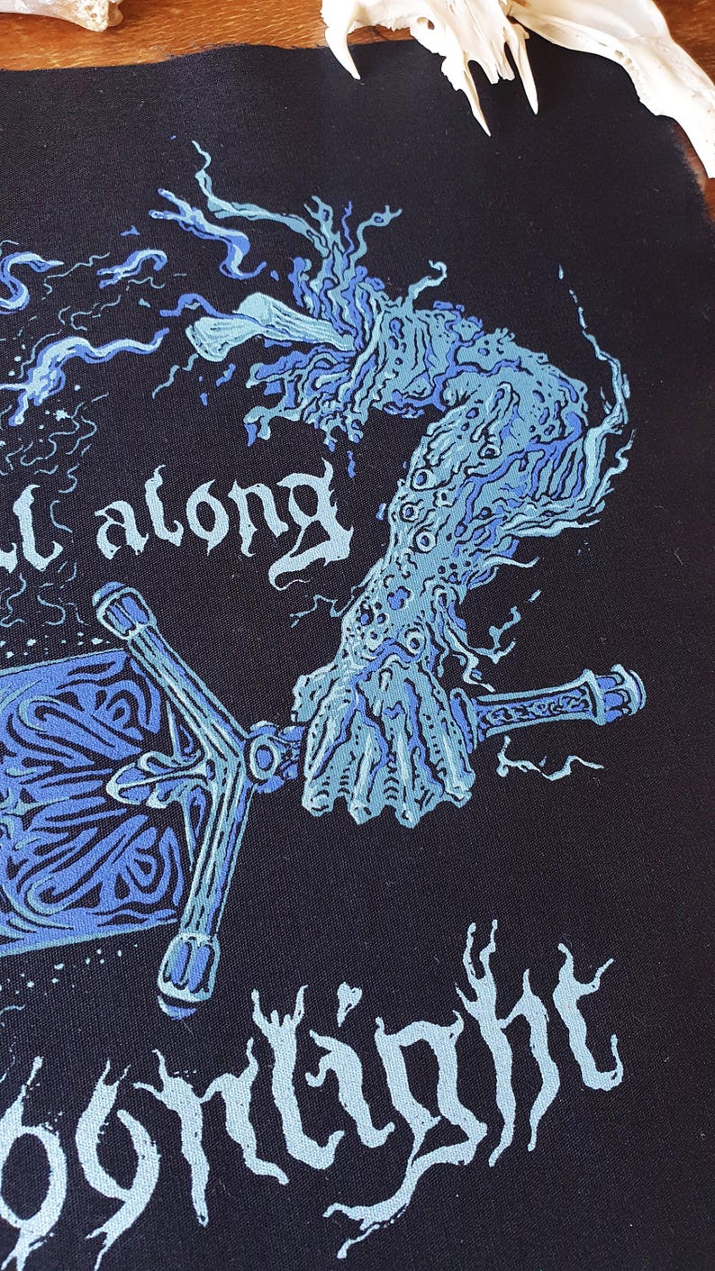 Bloodborne Moonlight Sword Ludwig Accursed Sew-On Patch: Pearlescent Blue image 6