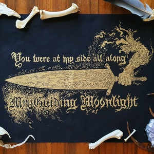 かねさわ Bloodborne3点セット Back Patch Bloodborne MOONLIGHT GREATSWORD: White, Gold