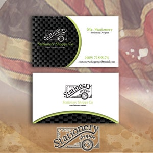Stationery,Printable Business Card,Carbon Fiber Business Cards,Editable Business Cards,MS Word,Green Accent,Carbon Fiber Design,Professional