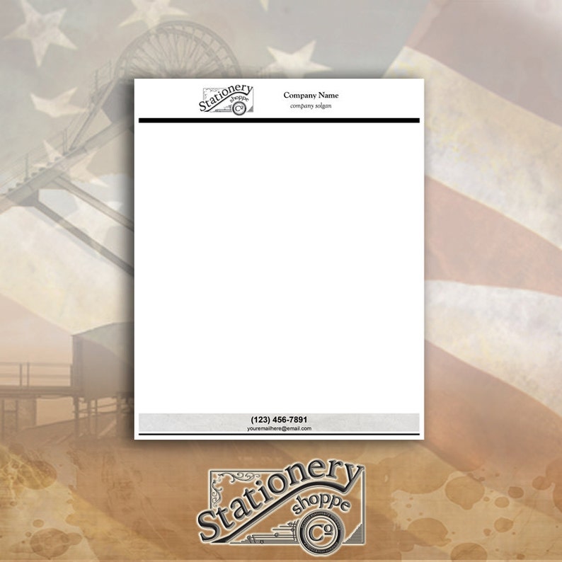 Stationery, Letterhead, Design, Printable Letterheads, Prinables