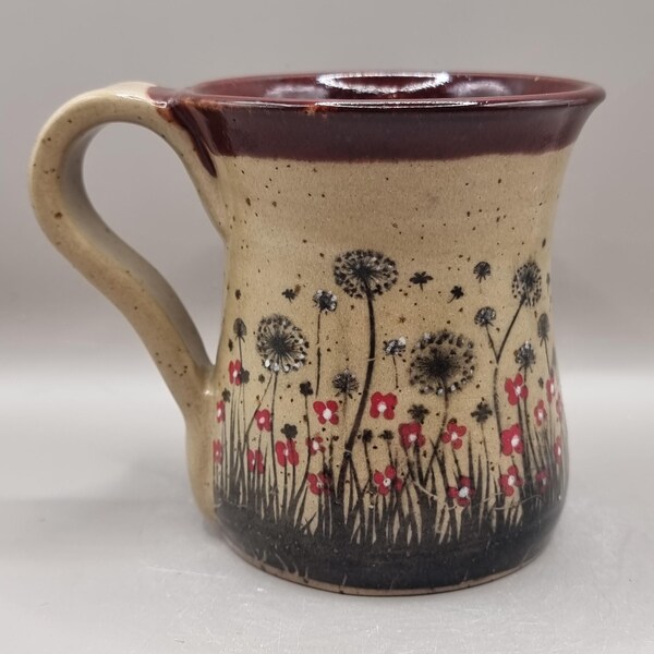 Flower Meadow handmade ceramic mug