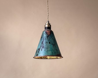 Plafonnier, Luminaire, Suspensions, Lampe en cuivre, Éclairage de ferme