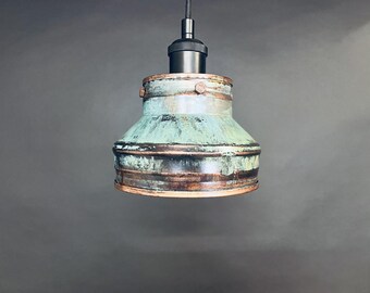 Lampada industriale Lampada moderna in rame Lampada patina
