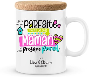 Cadeau fête des mères - Mug maman à personnaliser avec le prénom de votre enfant - idée cadeau fête des mères