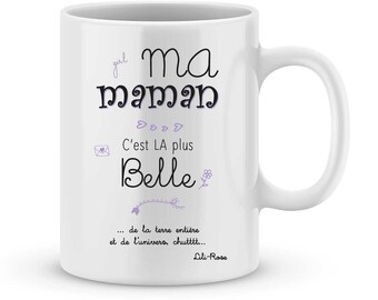 Cadeau fête des mères - Mug maman à personnaliser avec le prénom de votre enfant - idée cadeau fête des mères