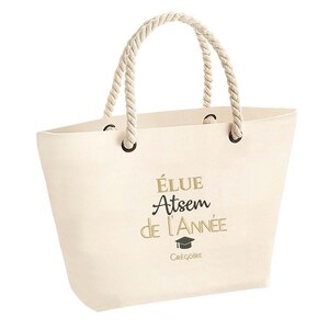 Cadeau atsem - Sac atsem haute qualitée  à personnaliser avec prénom  - Cadeau atsem - Cadeau fin année scolaire