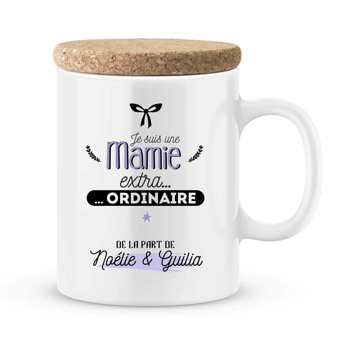 Cadeau Mamie - Mug à Personnaliser avec Prénom Extraordinaire Cadeau Fête Des Grands-Mères